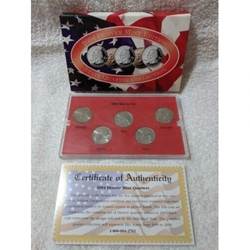 2004 Denver Mint Edition State Quarter‎ Collection Brilliant Uncirculated