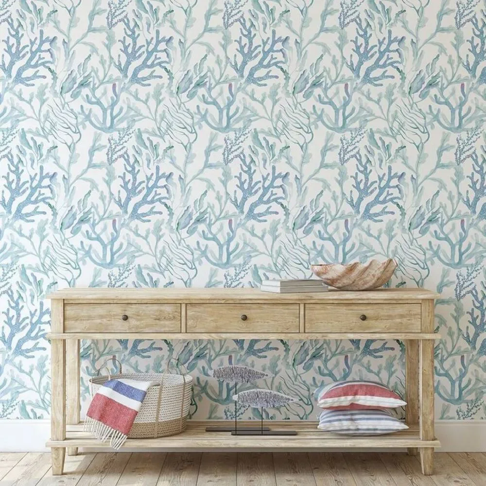 Tempaper & Co. repositionable usa coastal