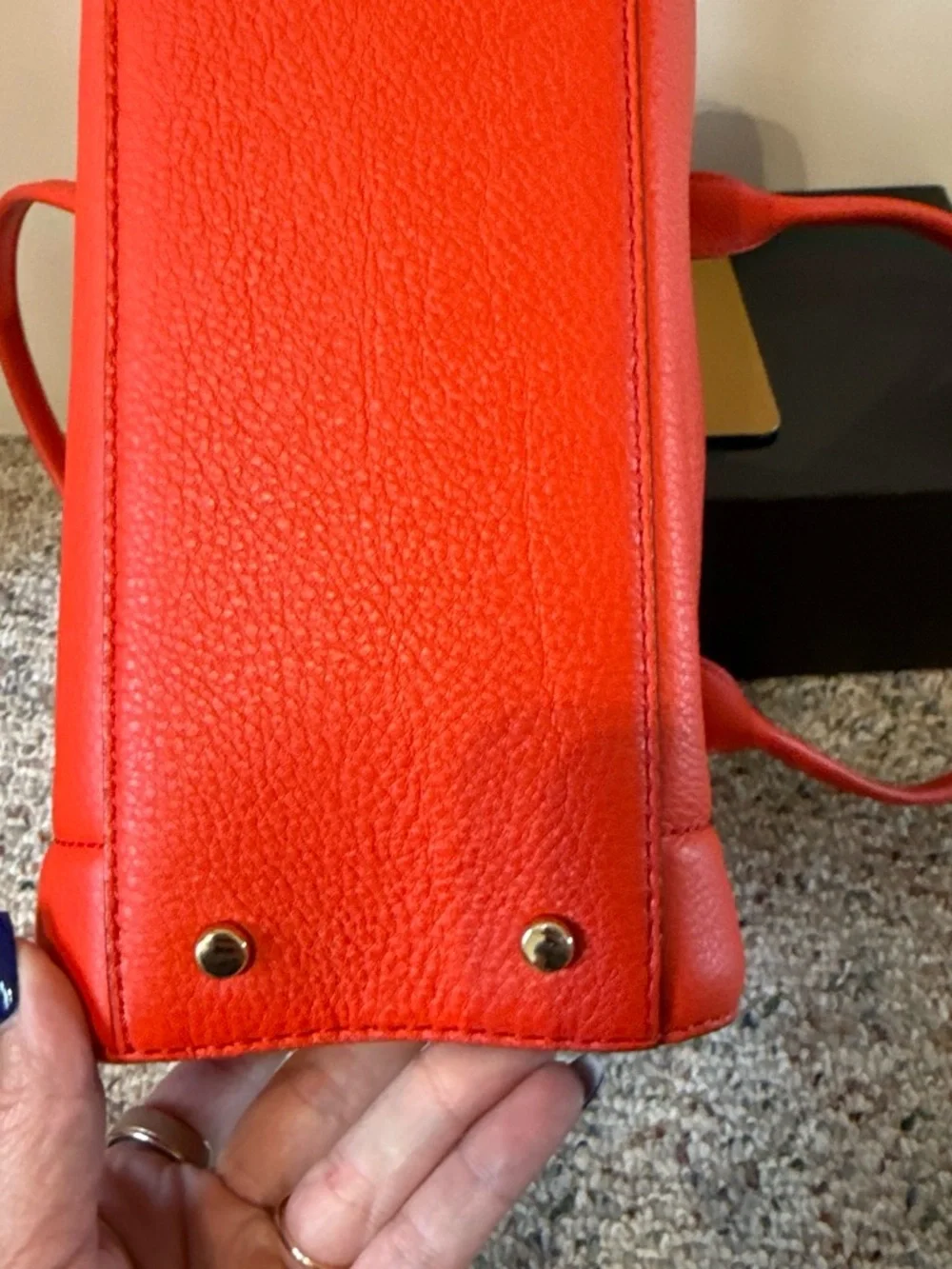 kate spade structured pebbled