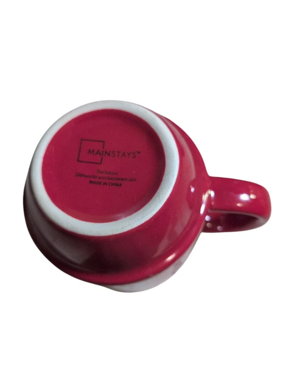 Mainstays stackables red