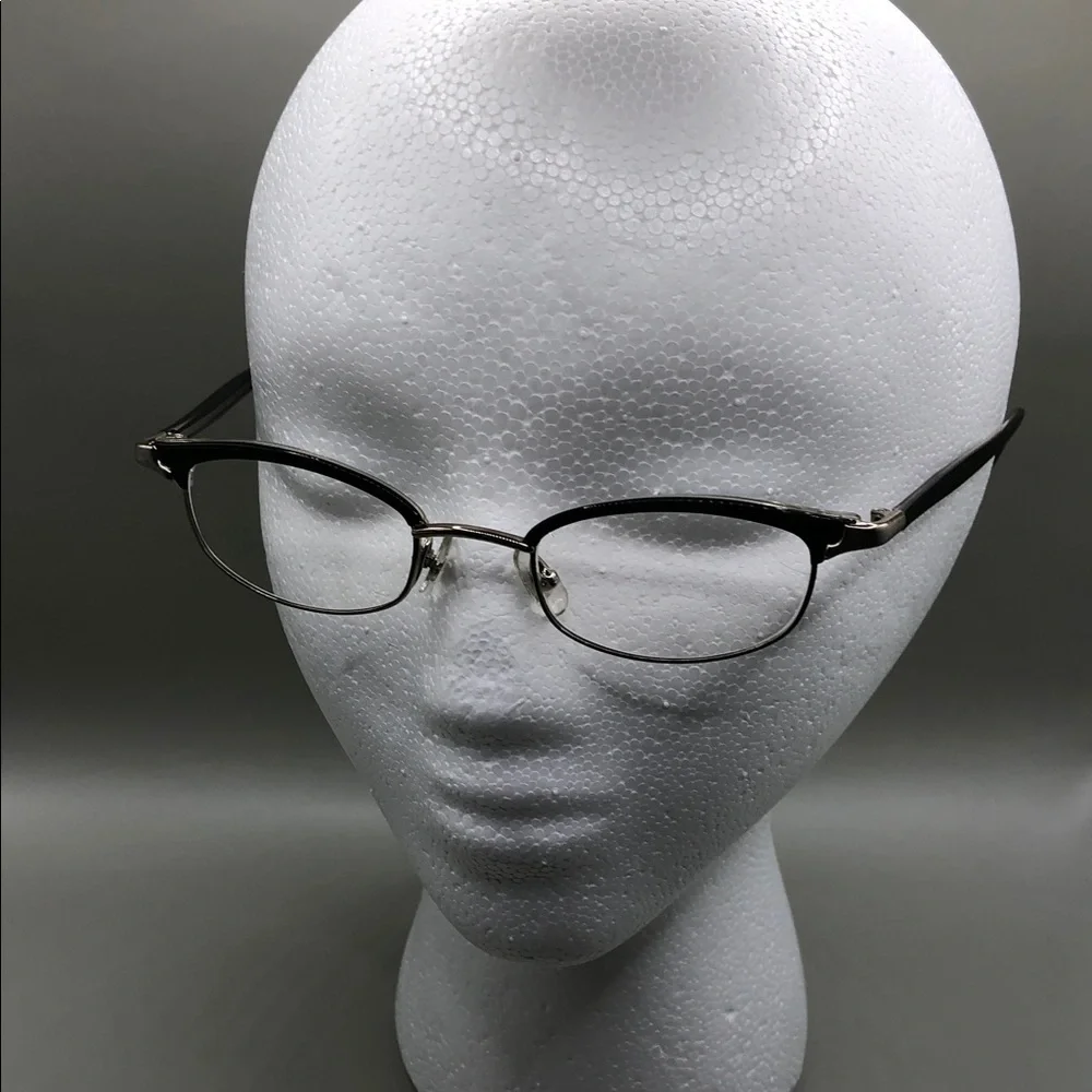 Hiero Japan Glasses Frames Full Rim 46-20-145 Slender Cat Eye Like