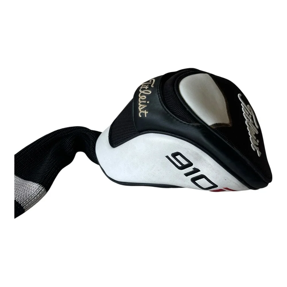 Titleist 910D Driver Headcover Golf Club Head Cover White Black Red Sock