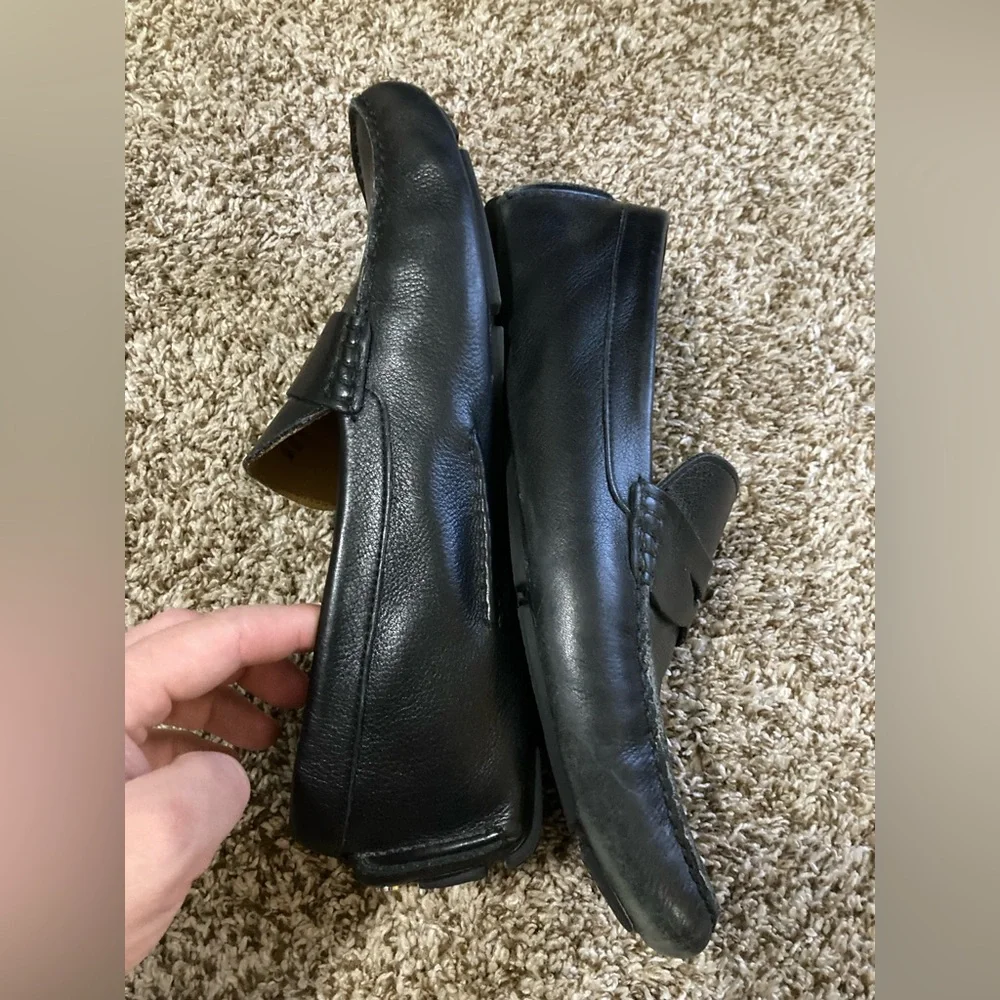 Cole Haan Men's 11.5 Penny Loafers Black Leather