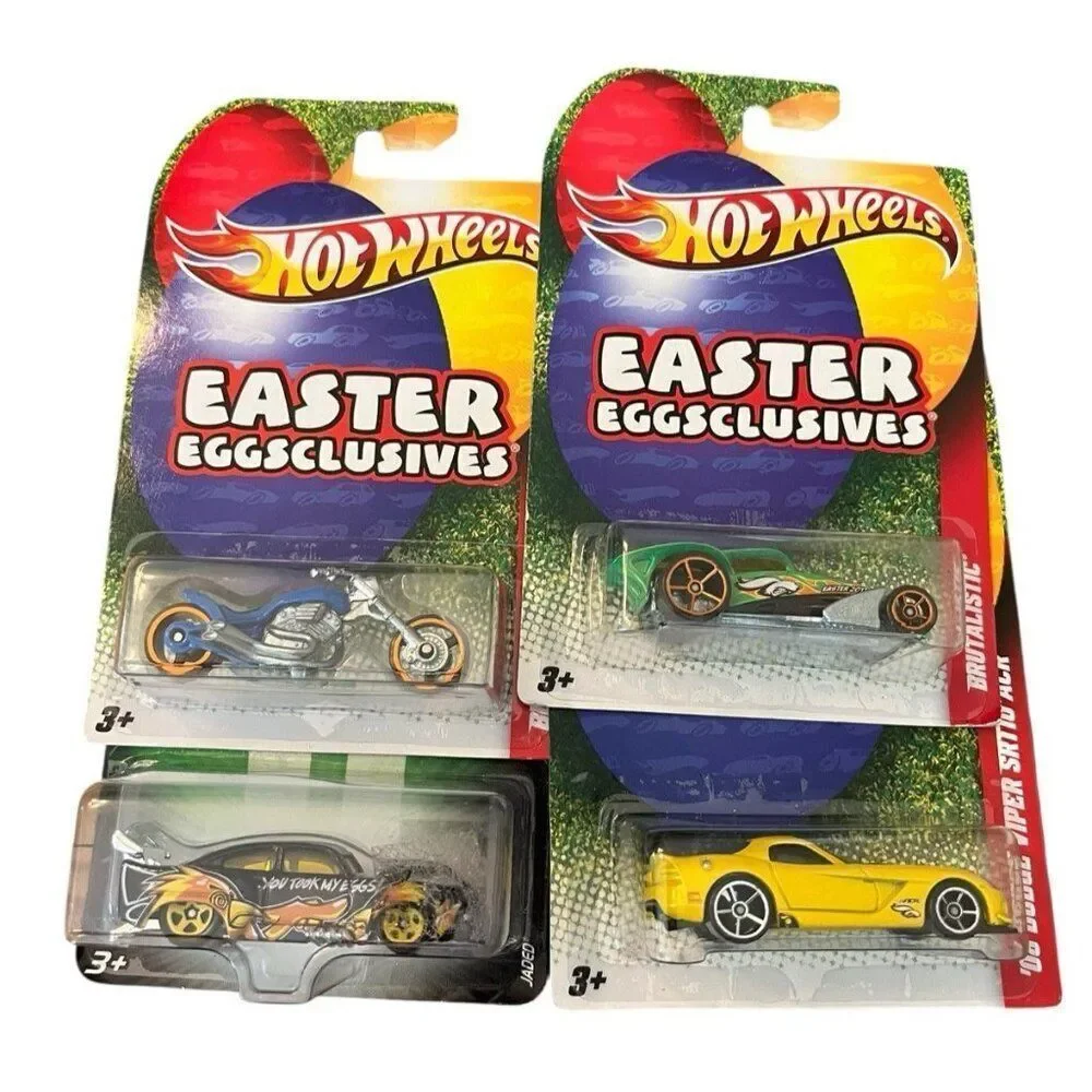 2010 Hot Wheels Easter Eggsclusives Blast Lane Motorcycle Viper Brutalistiic Lot