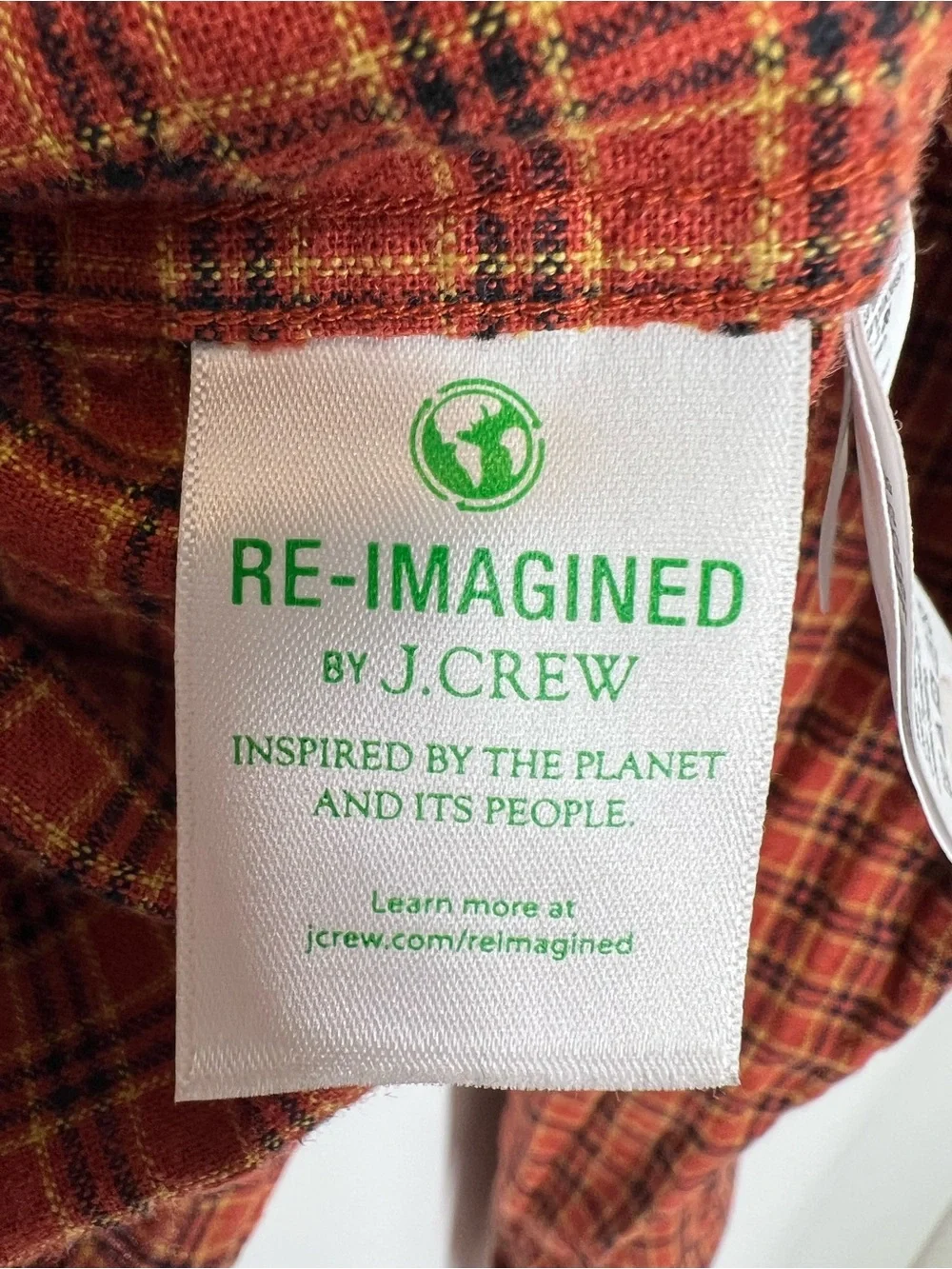 J. Crew lightweight plaid