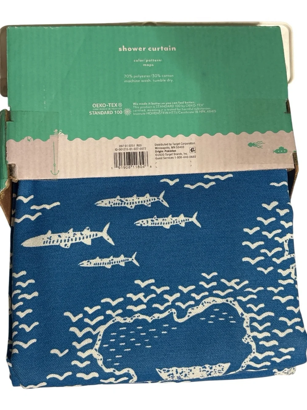 Pillowfort blue nautical