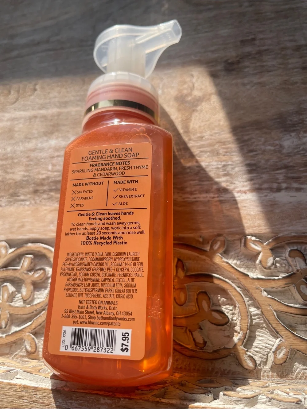 White Barn citrus scented