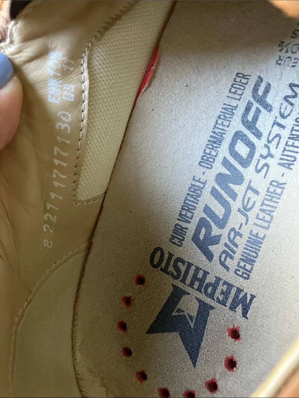 Mephisto runoff air