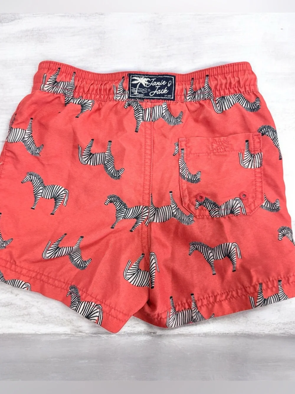 Janie and Jack vibrant coral