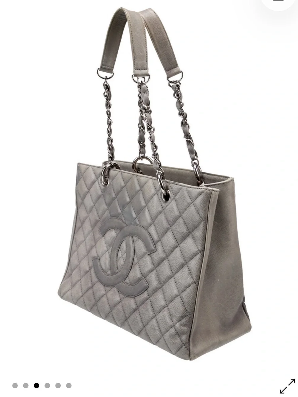 CHANEL caviar vintage size