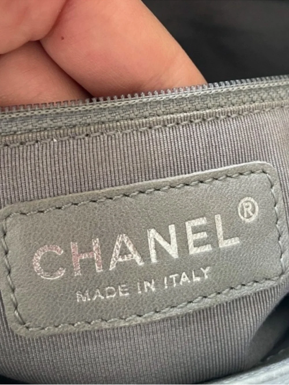 CHANEL flaws shopping ruthenium