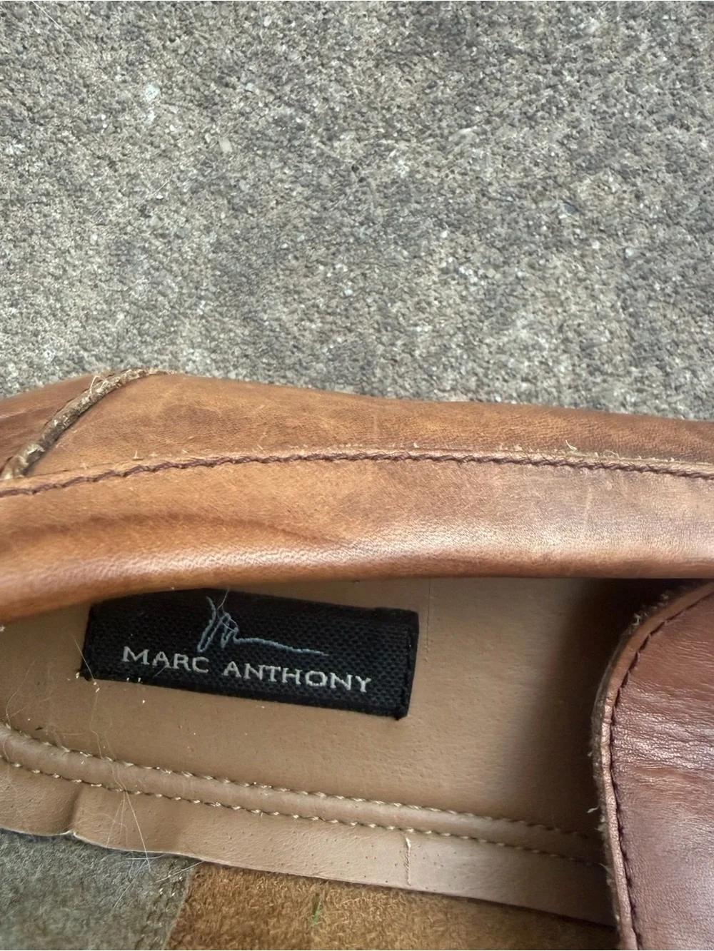 Marc Anthony mens leather