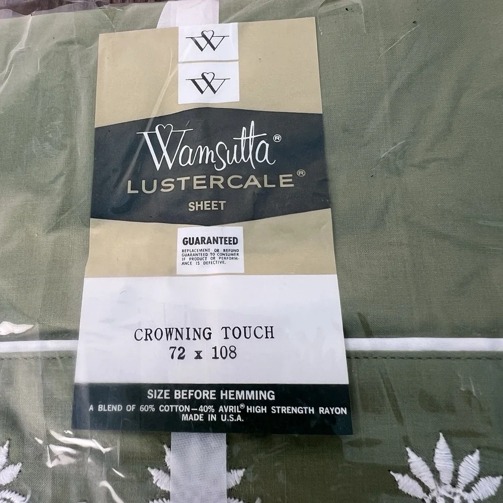 Wamsutta green featuring shows