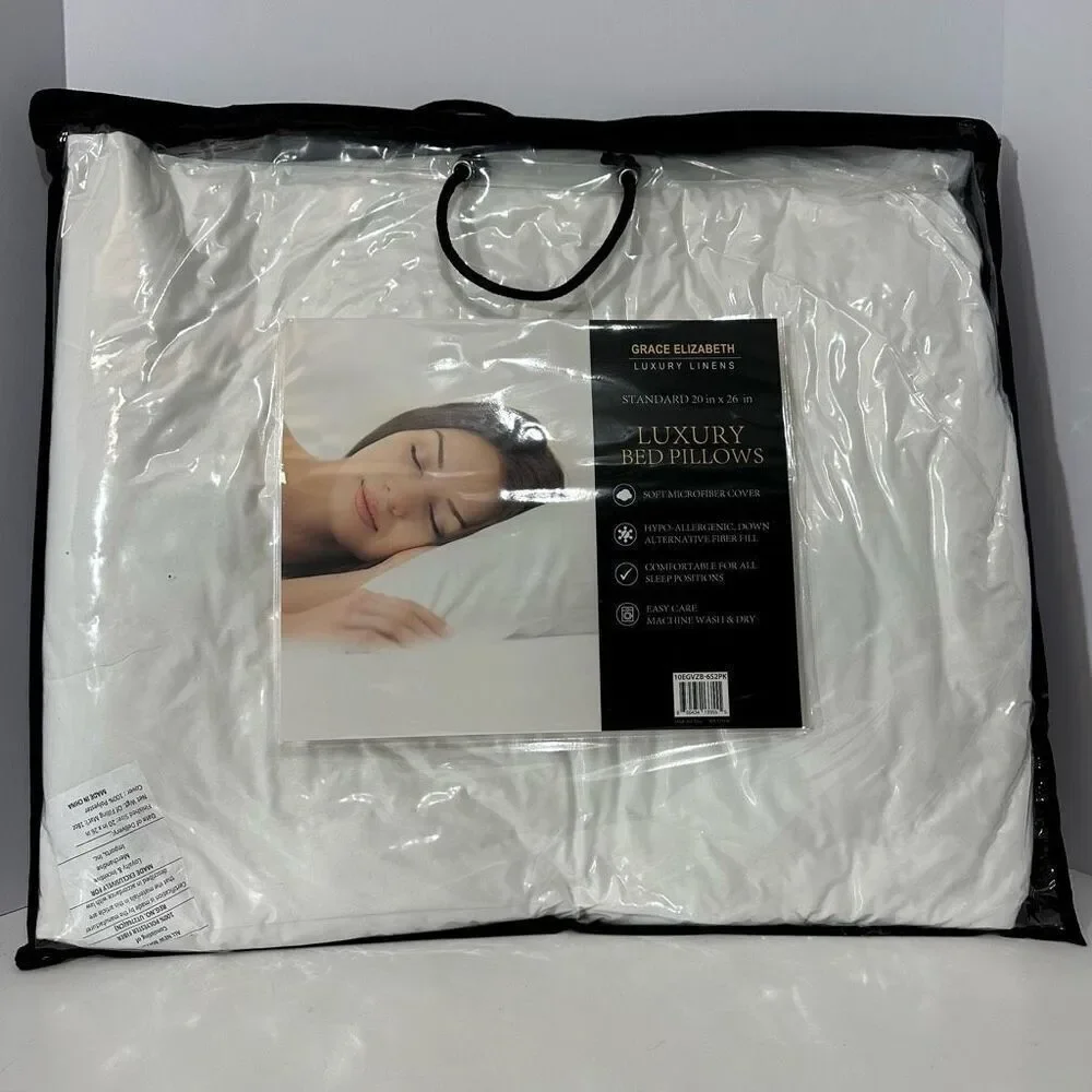 Grace Elizabeth Luxury Bed Pillow Standard 20” x 26”