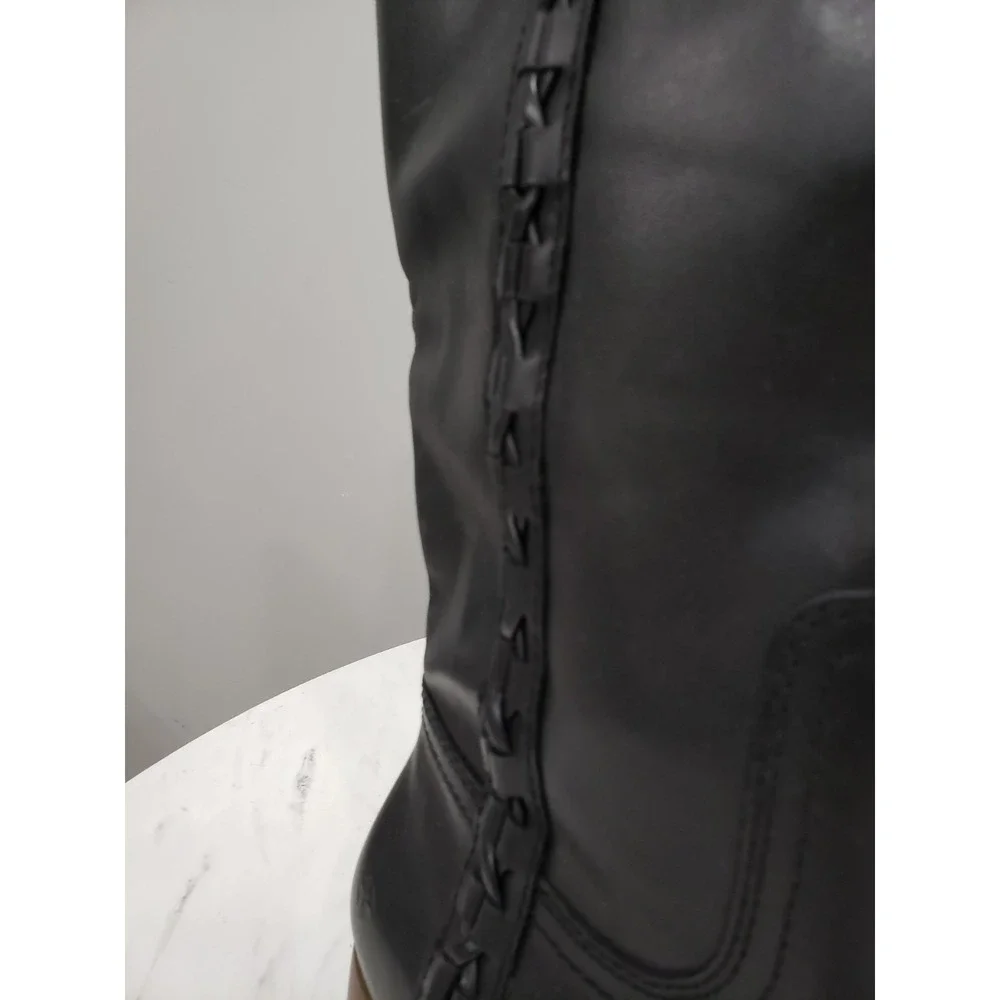 NEVER WORN HAS SCUFFS SIZE 7.5 Lucky Brand Hidranja BLACK HIDRANJA TALL BOOTS
