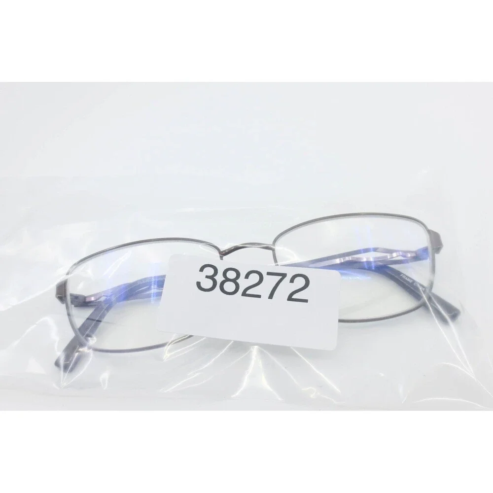 Flexon Jean 210 Brown Rectangle Eyeglasses Frames 53-17-140 Memory Metal Bridge
