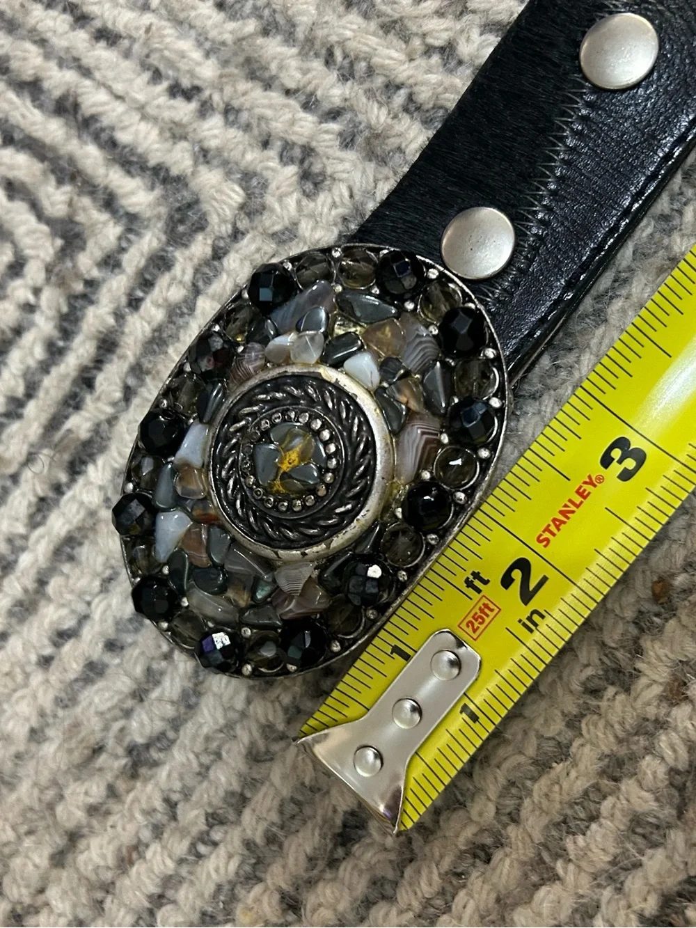 Leatherock black leather