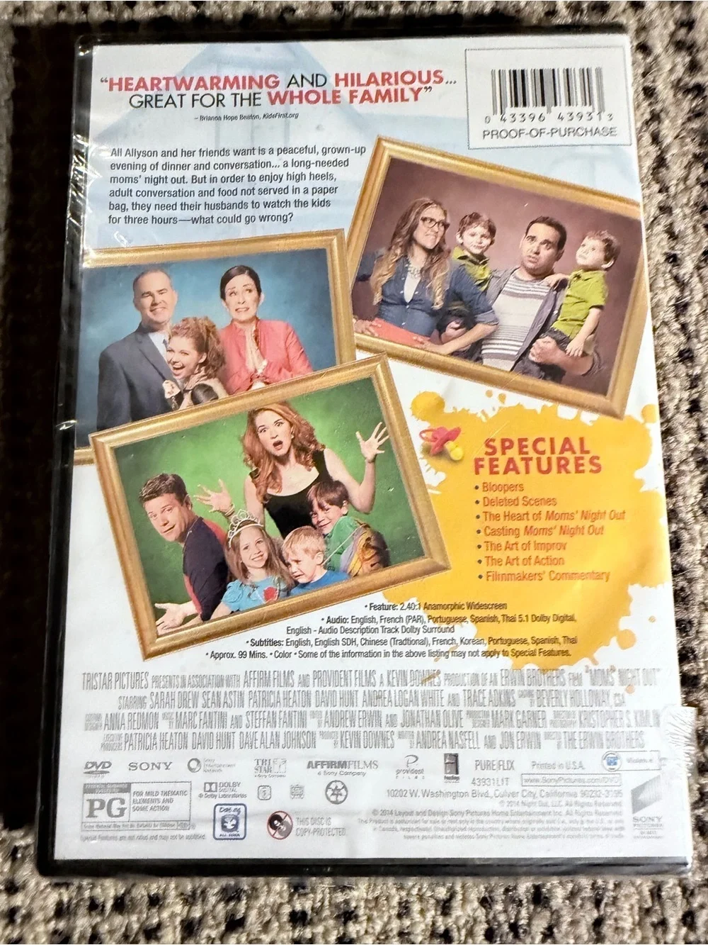 Sony official dvd