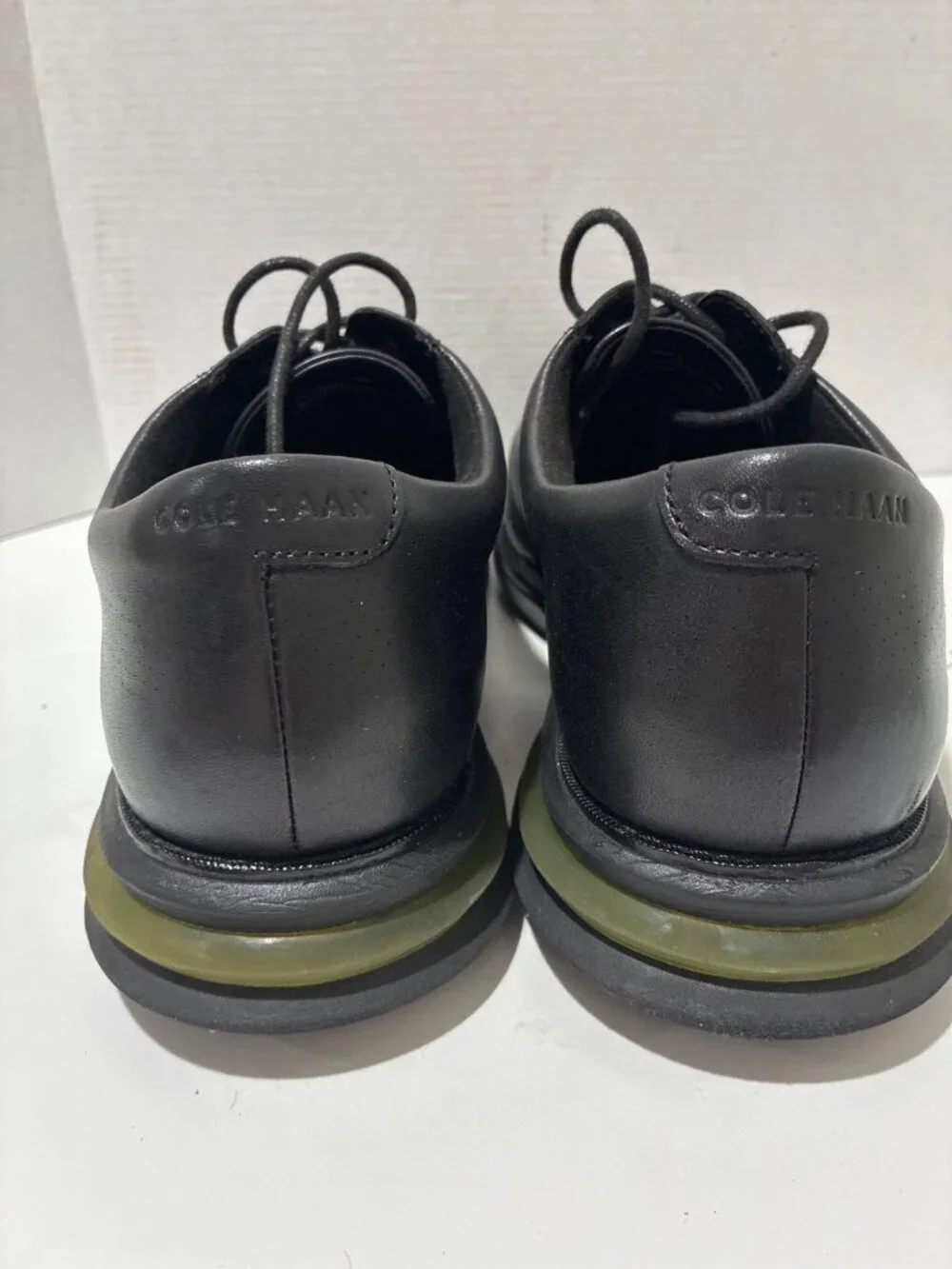 Cole Haan Øriginal Grand Energy Twin Wholecut Man Black Oxford shoes size 12