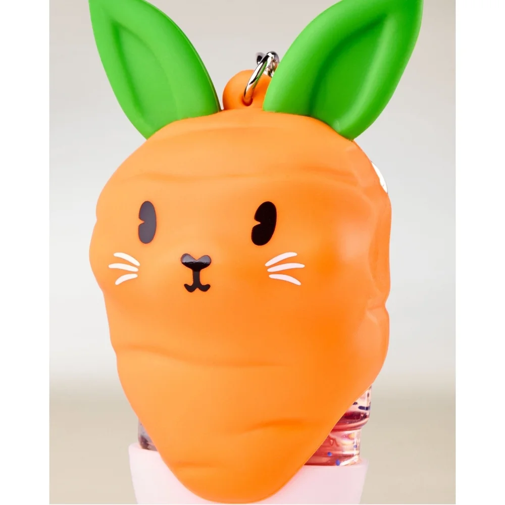 Bath Body Works Easter Bunny Carrot Pocketbac Hand Sanitizer Holder NEW Rare