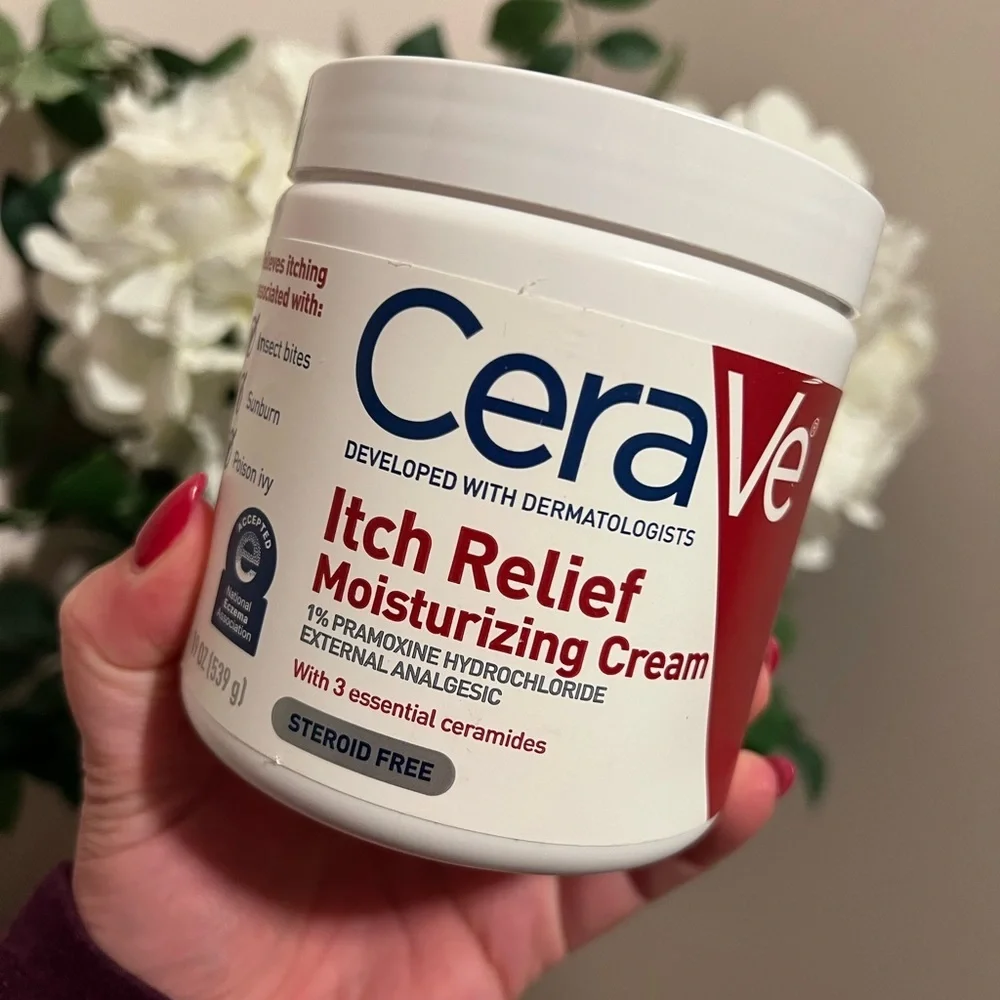 CERAVE • ITCH RELIEF • MOISTURIZING CREAM