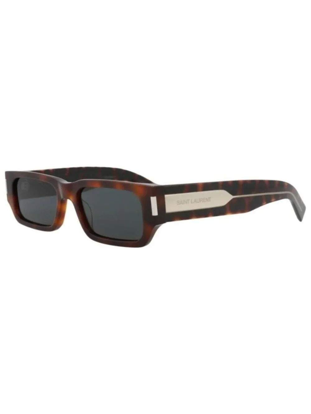 New Saint Laurent Unisex Square/Rectangle Havana Crystal Black Fashion Designer