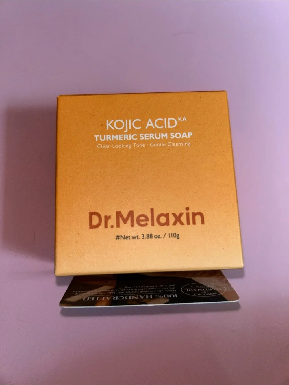 Kojic Acid Turmeric Serum Soap - Orange