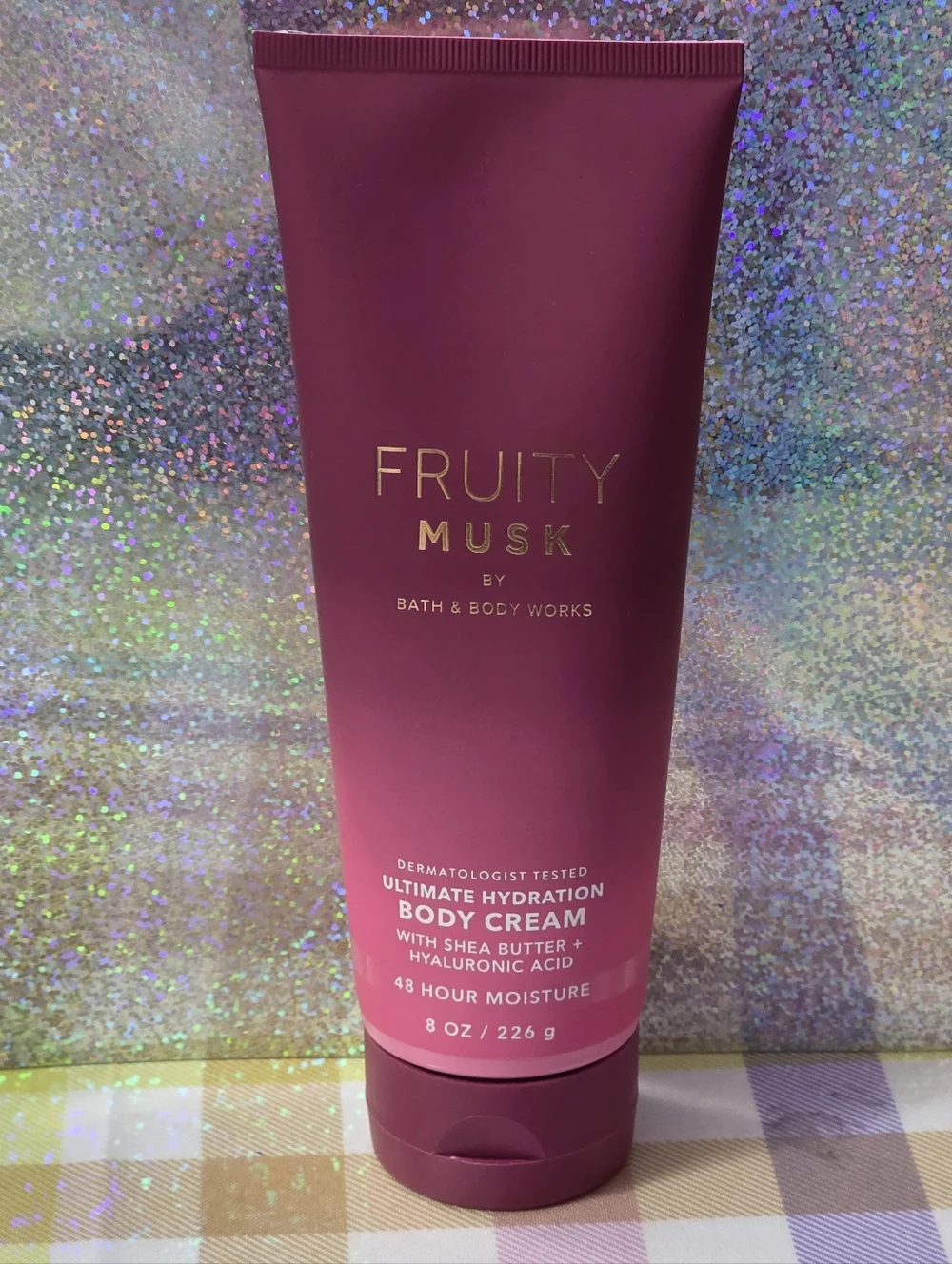 Bath & Body Works Fruity Musk Body Cream 8oz NEW RARE