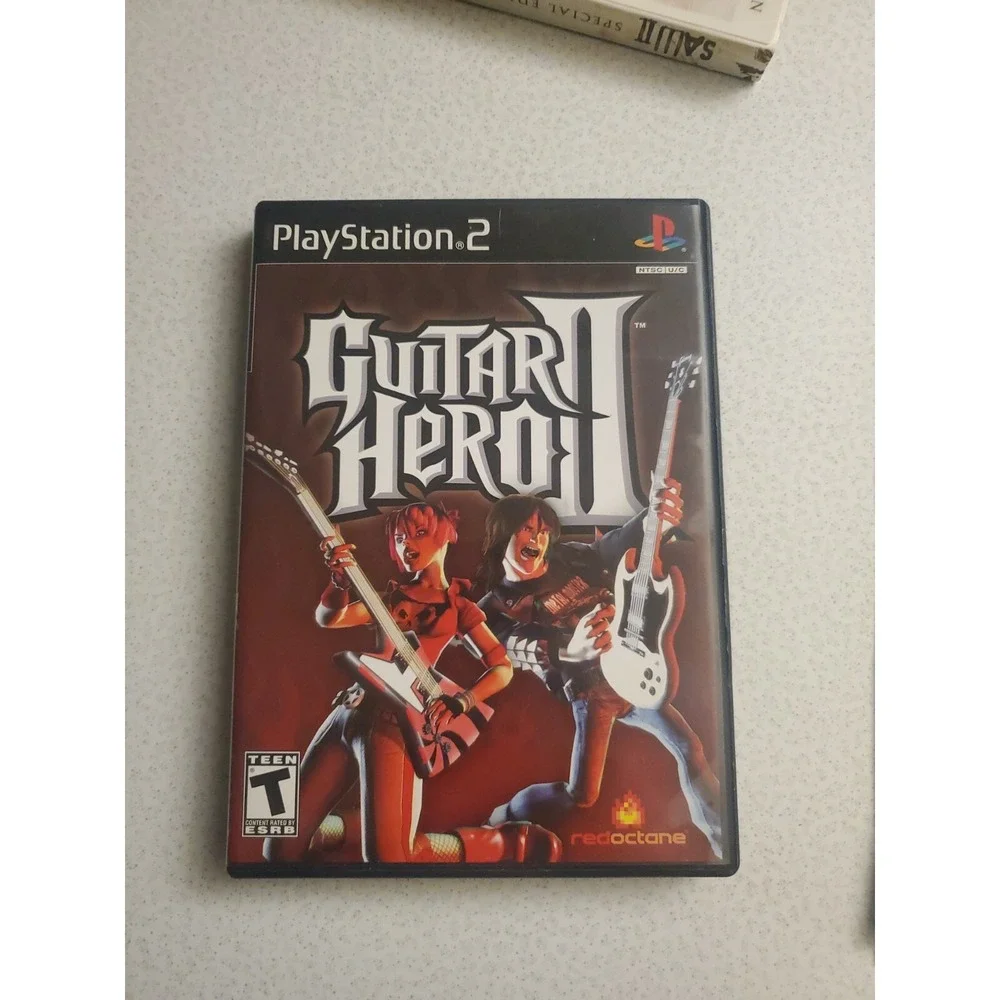 Guitar Hero II‎ PS2 PlayStation 2 Video Game with Manual Case TESTED