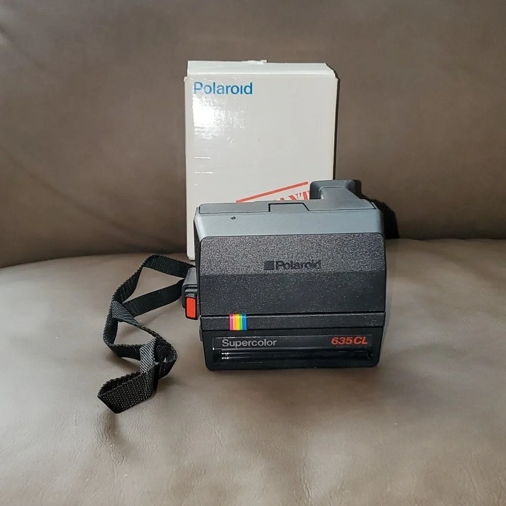 Polaroid Instant Camera Supercolor 635CL with Box (Untested)
