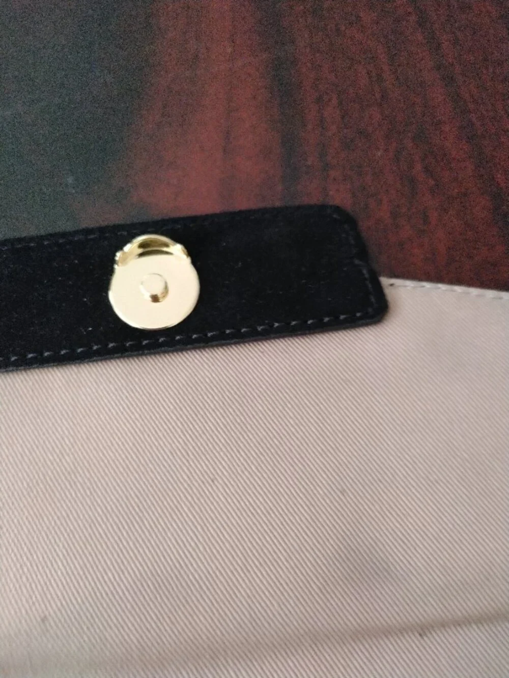 Talbots suede envelope
