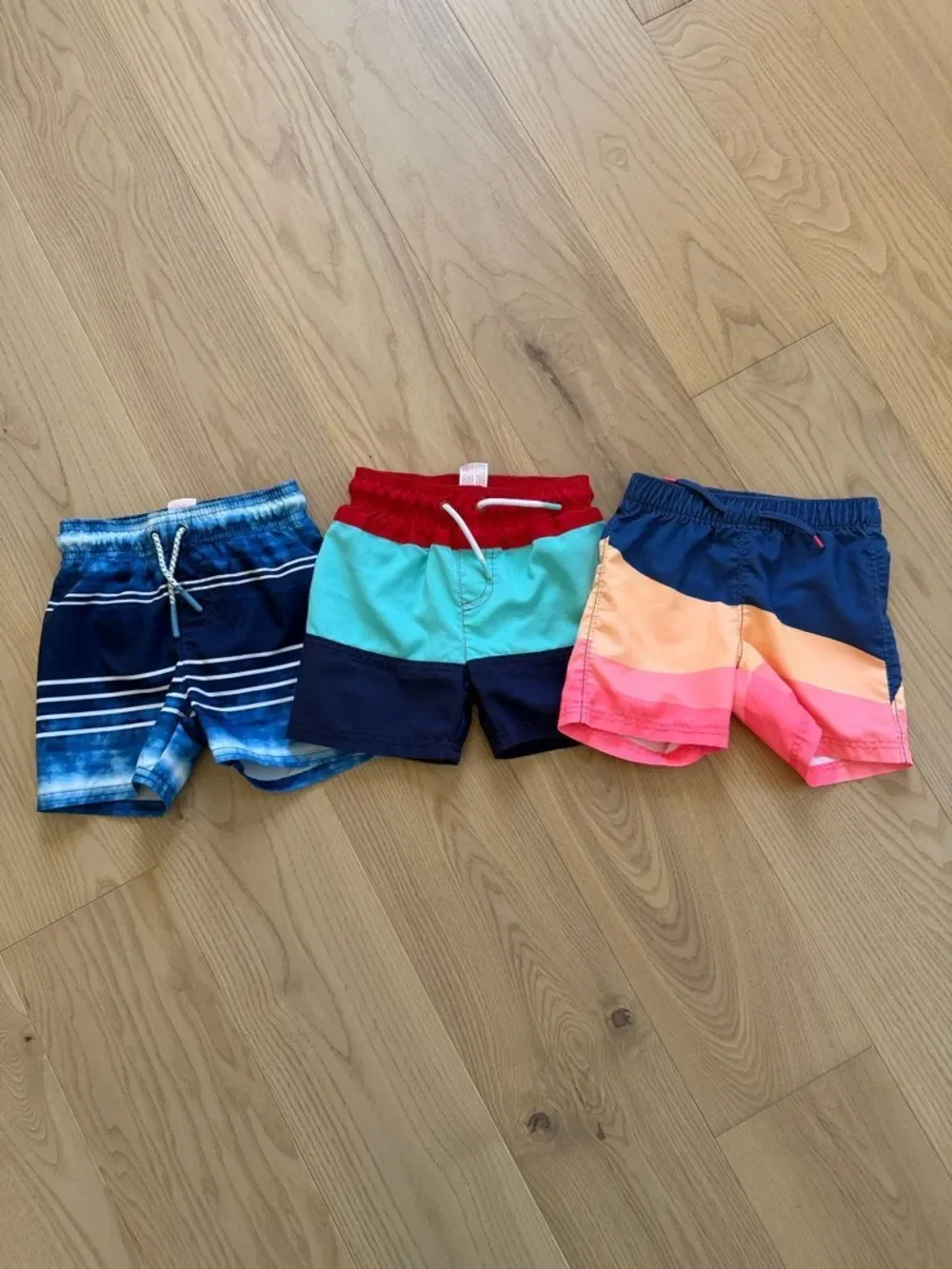 Bundle of 3 Boys' Swim Shorts Trunks 18-24 months/2T