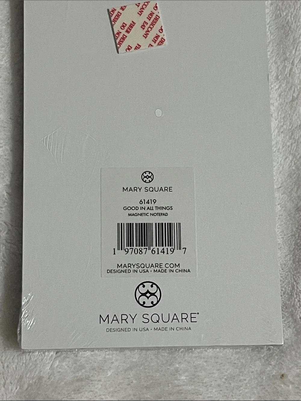 Mary Square new packaging