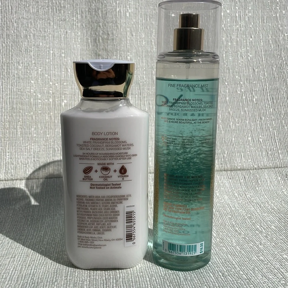 Bath & Body Works At The Beach Set