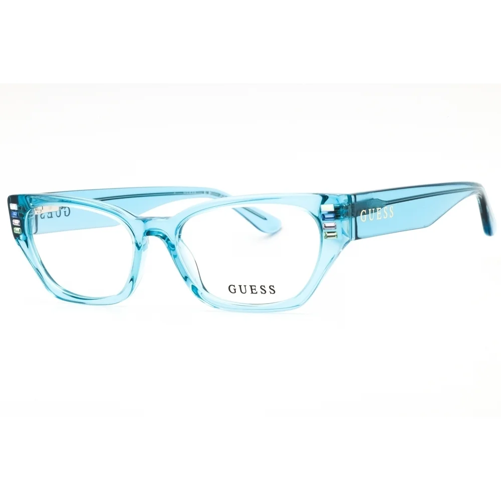 NWT Guess GU2967 Turquoise Cat Eye 51mm Eyeglasses