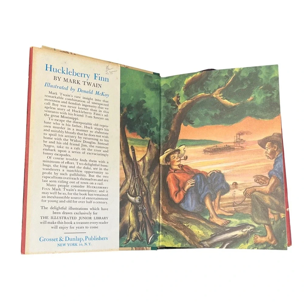 Grosset & Dunlap adventures huckleberry