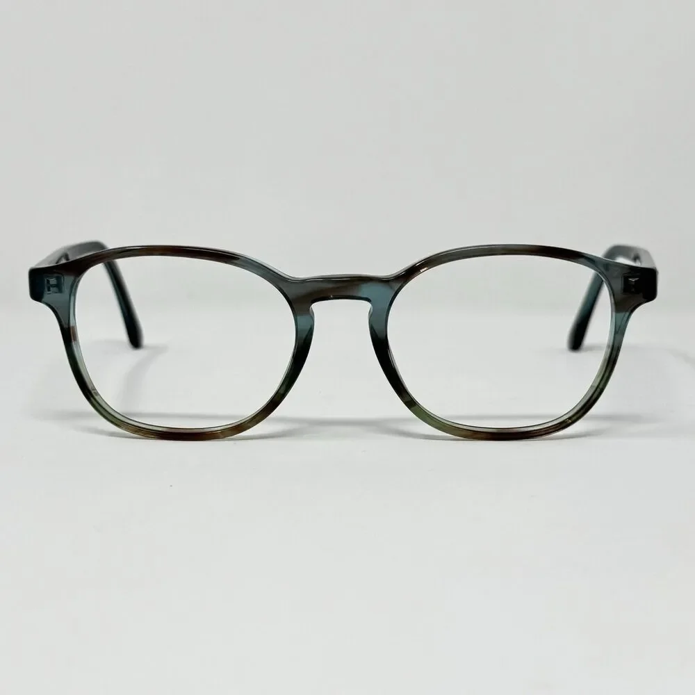 Ray-Ban RX5417 8252 Striped Blue Green Eyeglass Frames 52-19-145