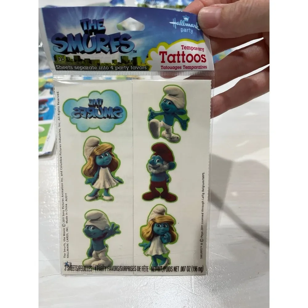 Hallmark smurf party
