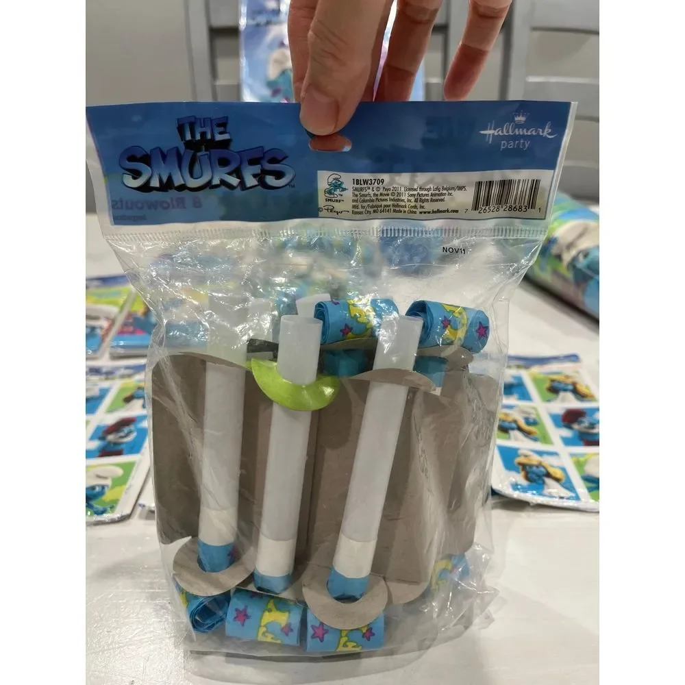 Hallmark smurf party