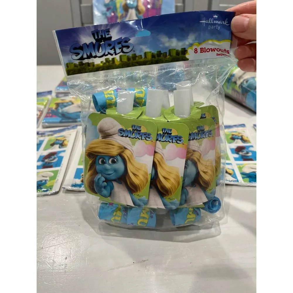 Hallmark smurf party