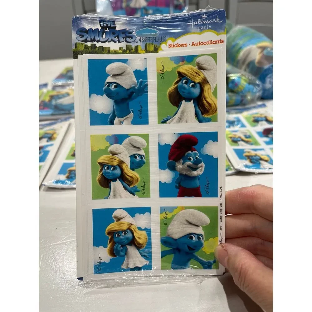 Hallmark smurf party