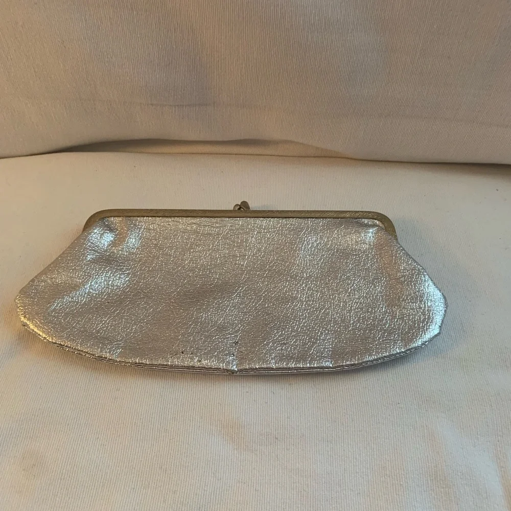 Vintage 1960’s Silver Clutch Bag