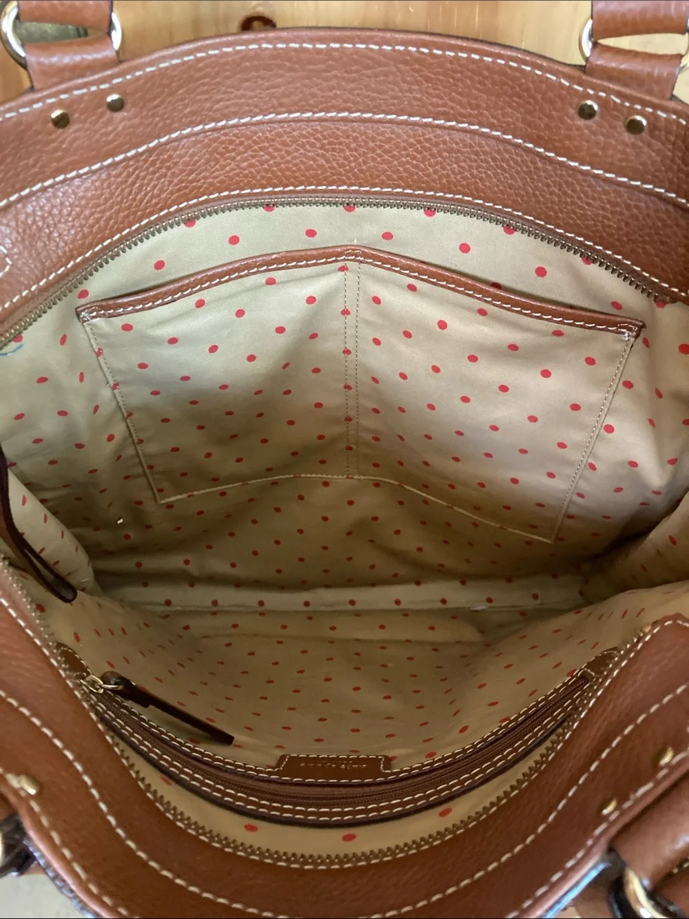 kate spade structured leather