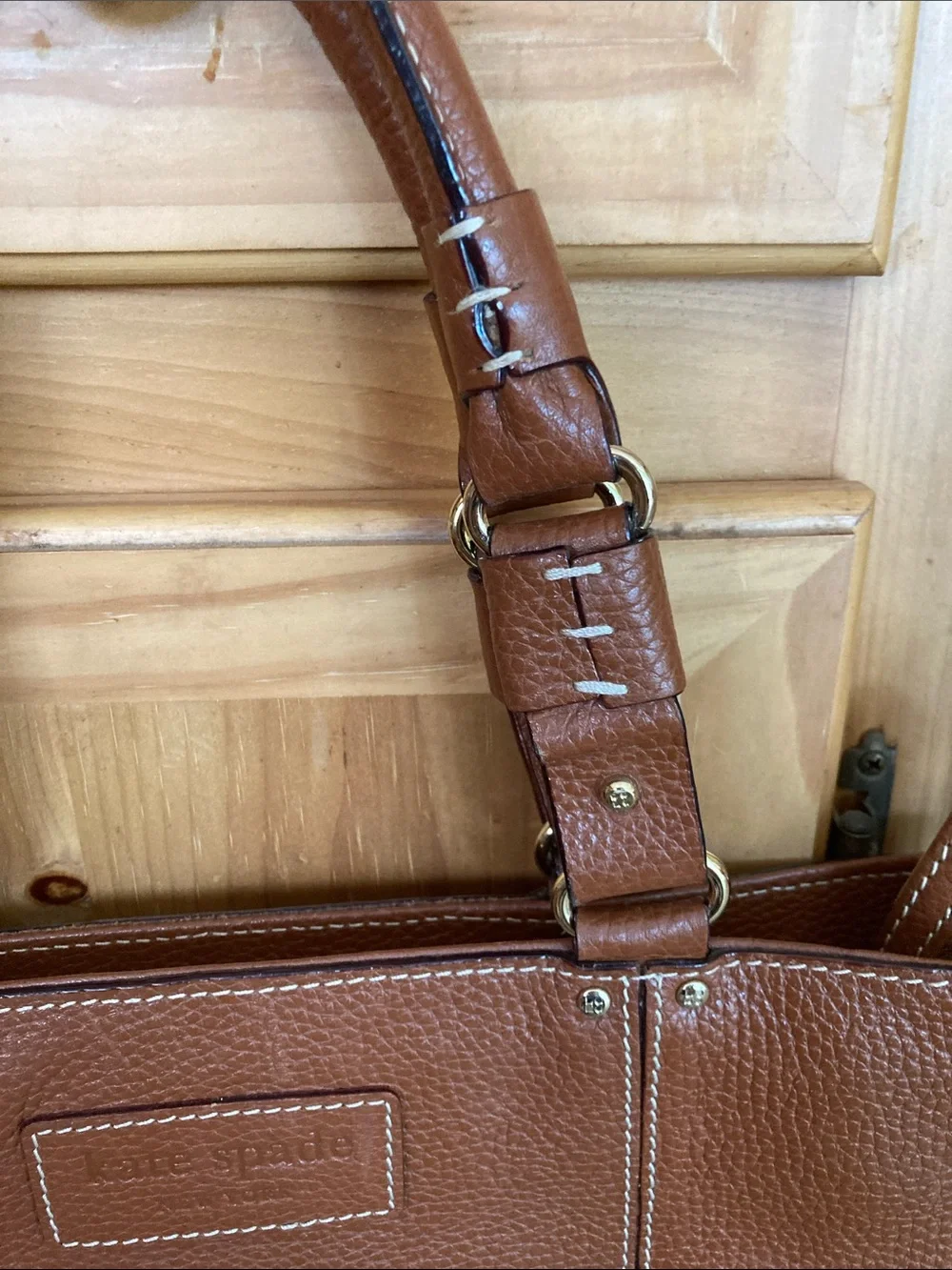 kate spade structured leather