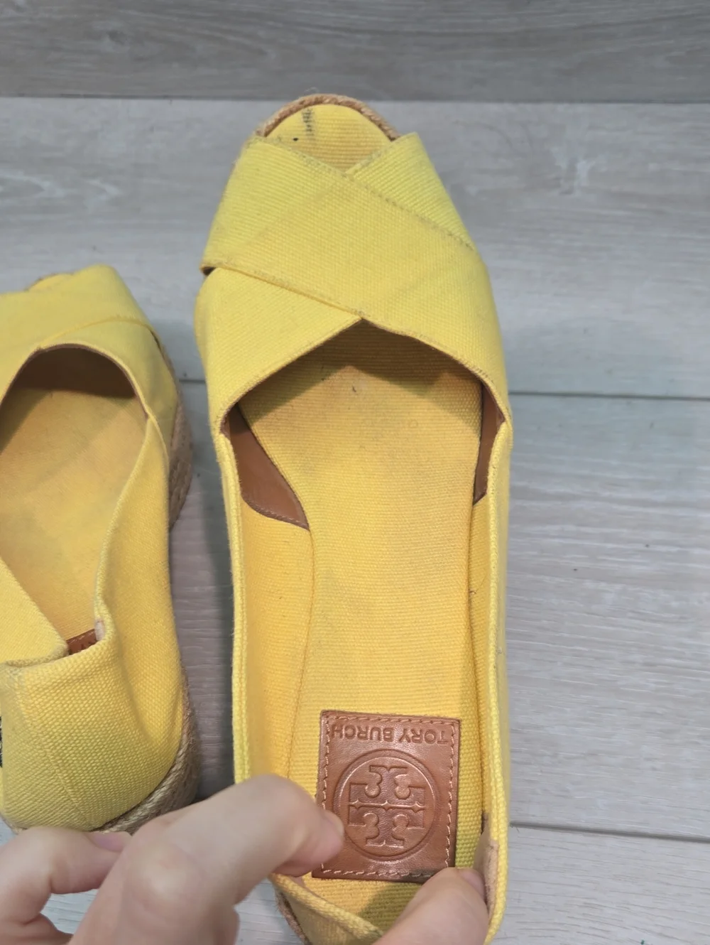 Tory Burch sole leather