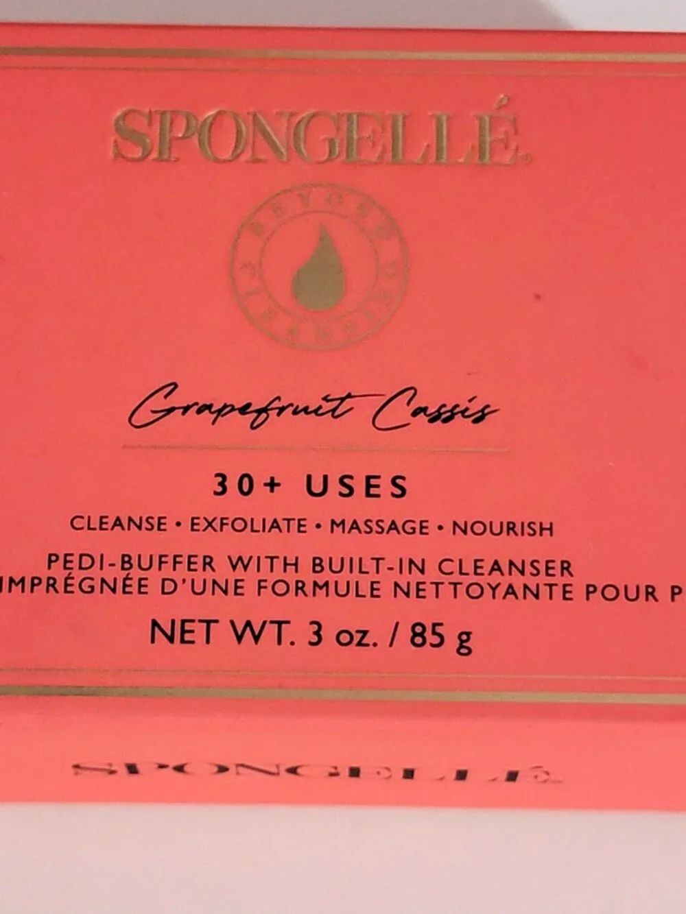 Spongelle grapefruit pedi