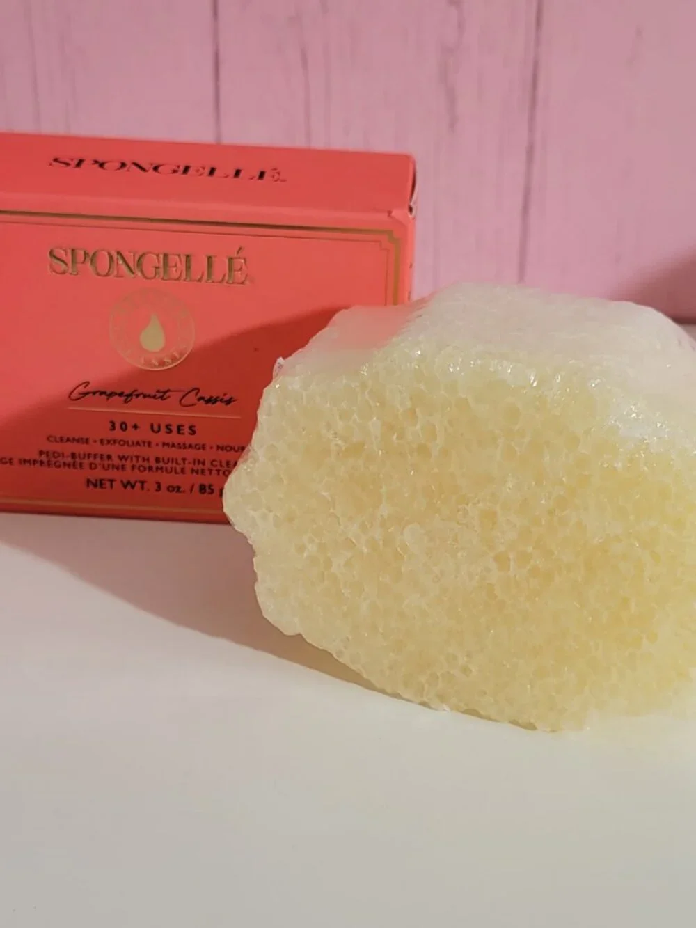 Spongelle grapefruit pedi