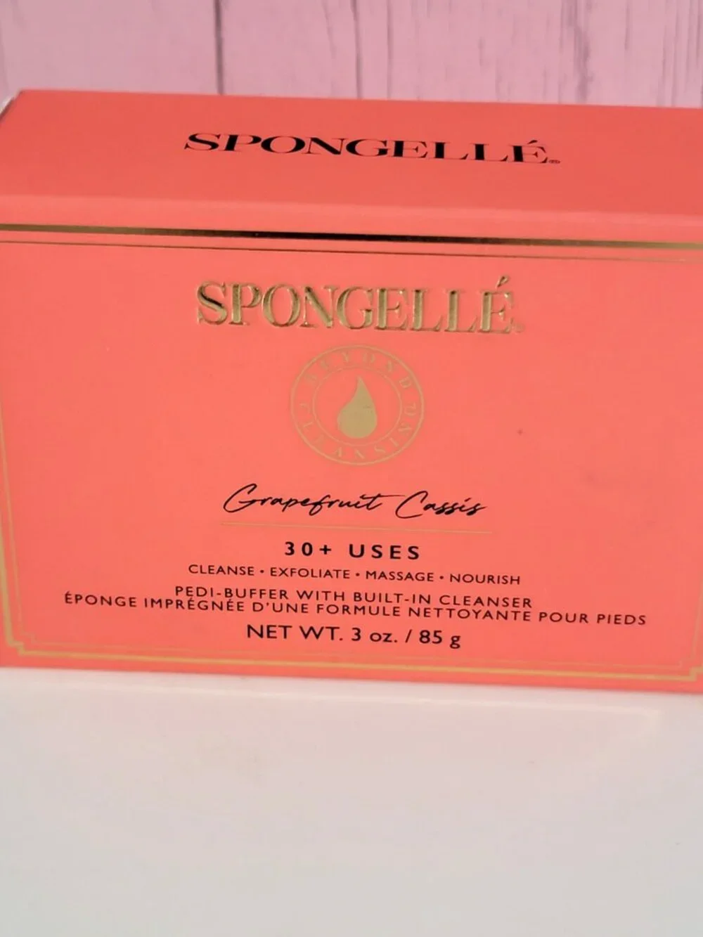 Spongelle grapefruit pedi