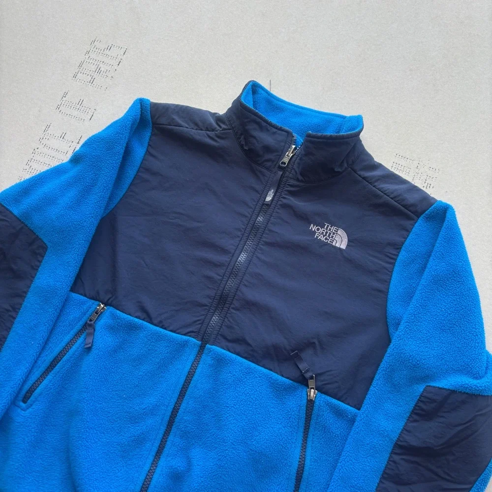 Gorp‎ Core Indie The North Face Fleece Jacket Blue Navy Denali Style Full Zip