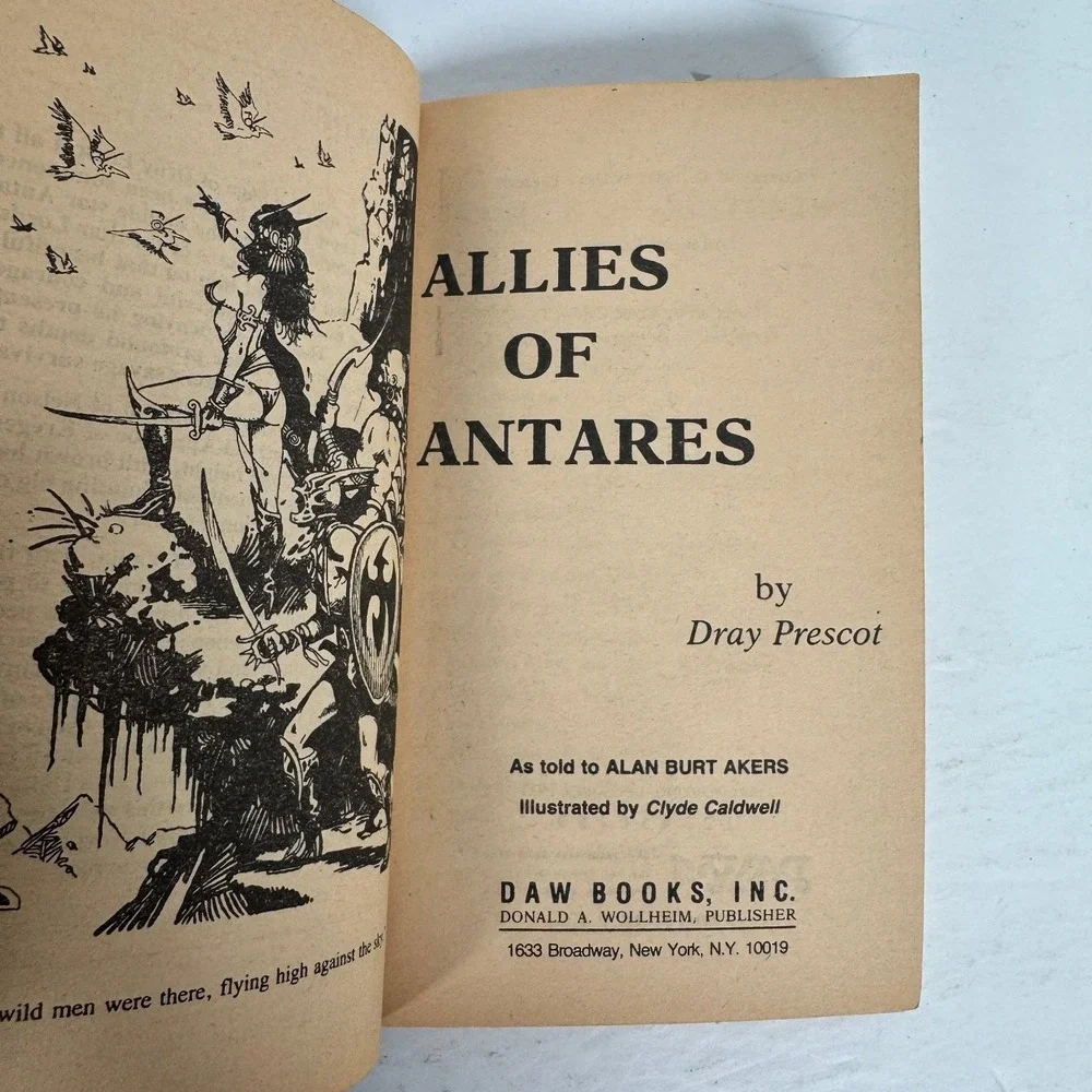 Dray Prescot 25 26 Legions Allies of‎ Antares 1981 1st Print DAW Sci-Fi Books